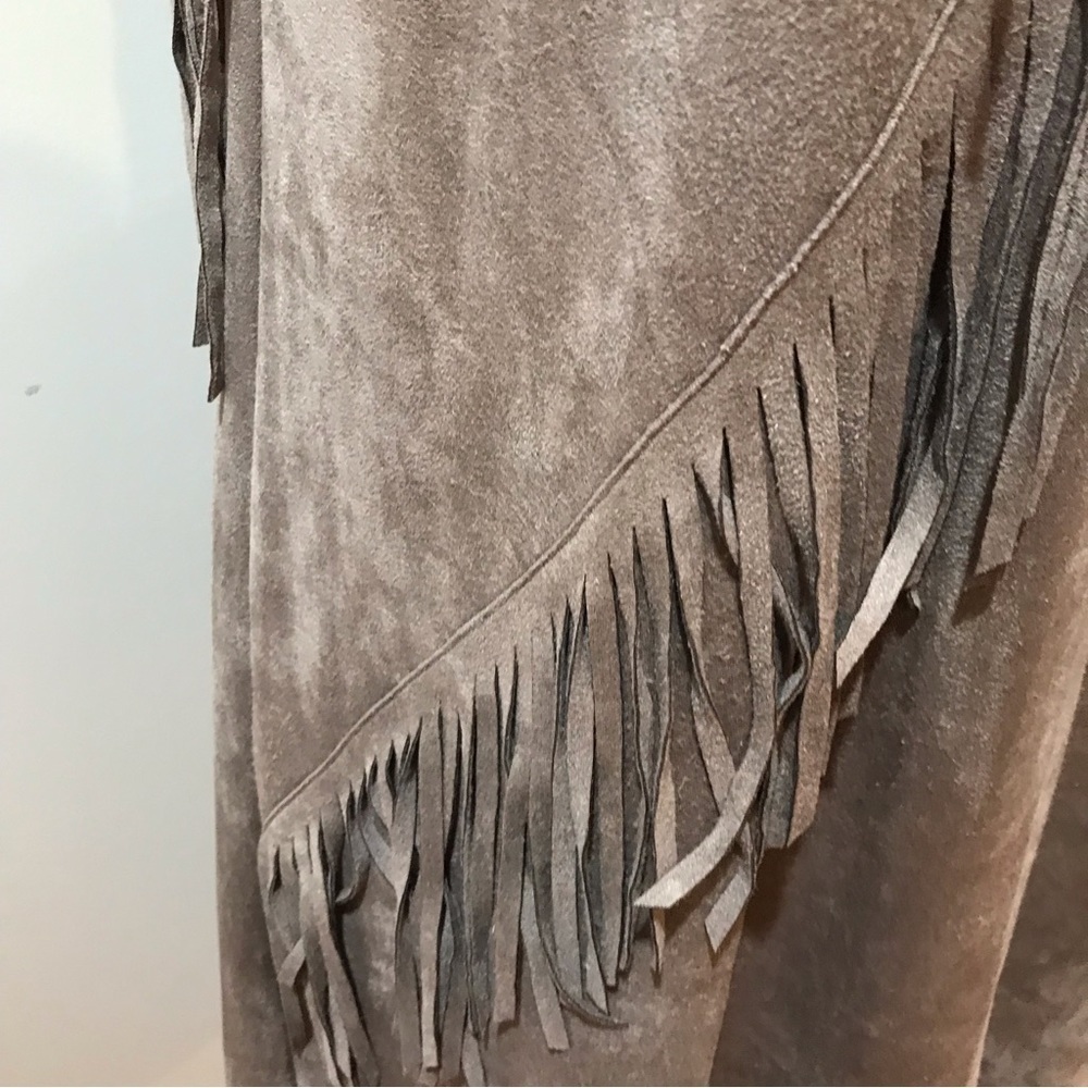▪️J.O.A. Suede Fringed Dress - Picture 11 of 12